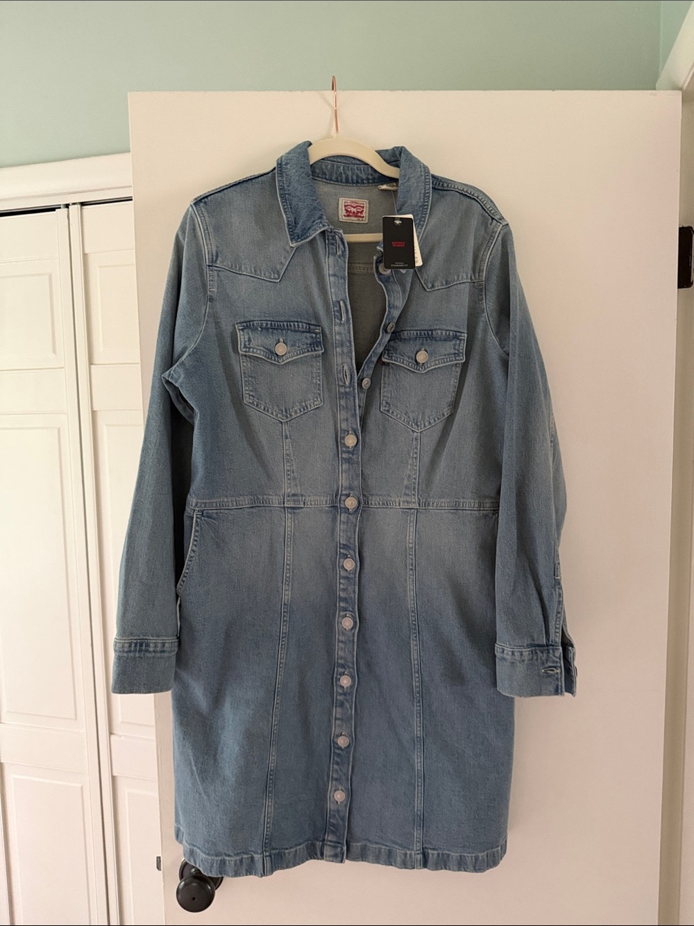 Levi's NWT, never worn XL Flynn western denim dress